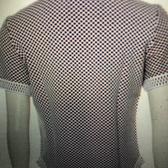 CHANEL Knit Short Sleeve Top, Medium, Size 38, Color: red, black, white - Picture 6 of 6